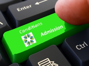 Conditions admission