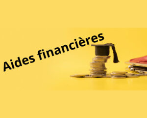 affiche représentant les bourses et aides financières